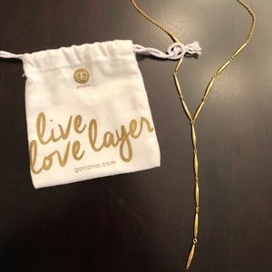 Gorjana Gold Sean Lariat Necklace